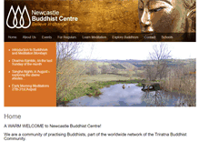 Tablet Screenshot of newcastlebuddhistcentre.org
